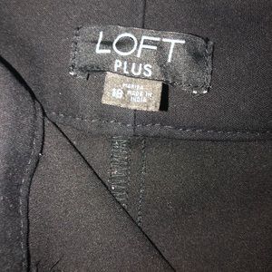 Loft Skinny Ankle Slack - 18 Plus - Black